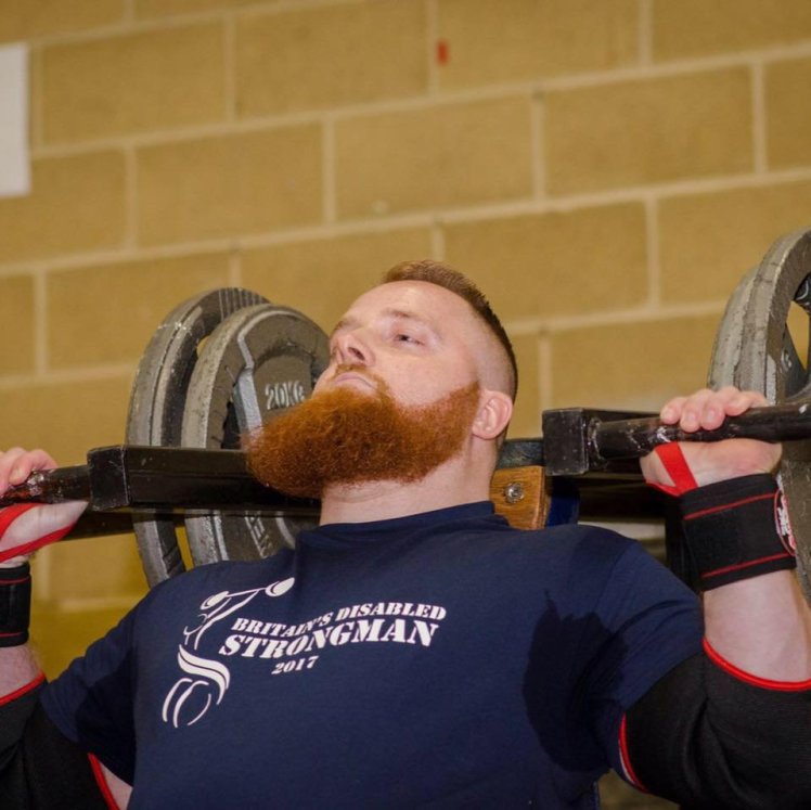 World’s strongest disabled man can’t go up stairs but he can pull a van