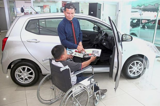 Waive tax on vehicles for disabled