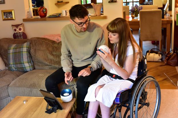 Student designs controller to boost disabled sister’s dexterity