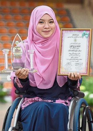 Disabled woman’s determination recognised