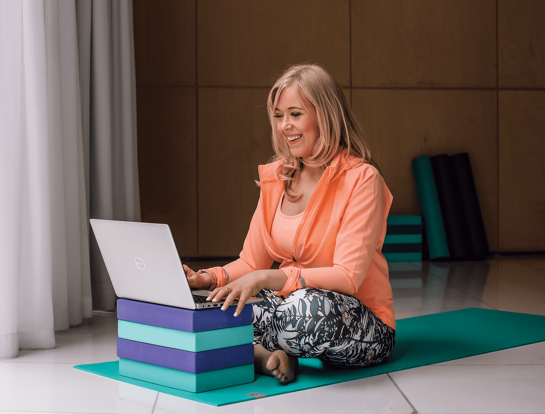 ‘I knew I was going to be a yoga teacher’: the tech helping to overcome visual impairment