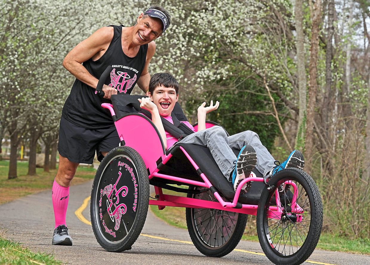Father’s dream of pushing his disabled son in the Boston Marathon has to wait