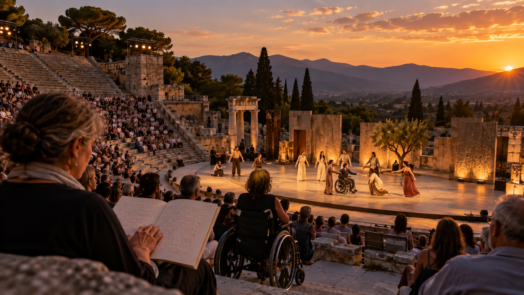 Ancient Greek Theatre Hosts Its First Fully Accessible Performance